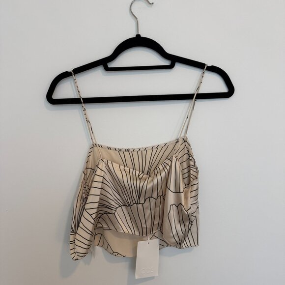 COS - Women's Silk Multi Crop Top - Picture 6 of 6